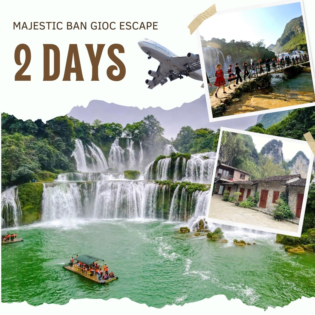 Ban Gioc Waterfall Tour 🐃 Majestic Northern Escape from Sapa