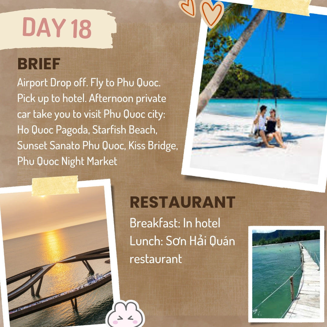 Tropical Vacation in Vietnam 🍹 21-Day Best Beach Vacation Package