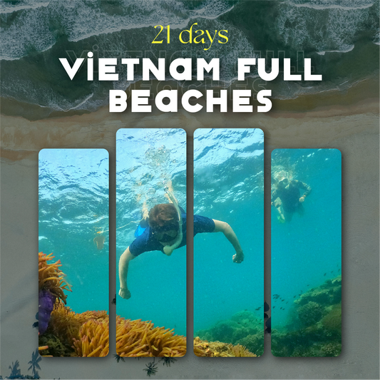 Tropical Vacation in Vietnam 🍹 21-Day Best Beach Vacation Package