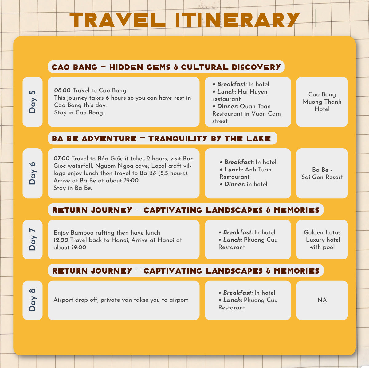 Mountain Vacation in Vietnam ⛰️8-Day Northern Leisure Tour in Style