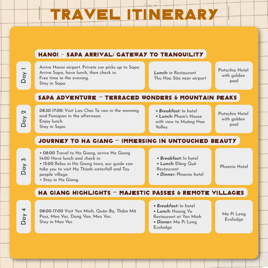 Mountain Vacation in Vietnam ⛰️8-Day Northern Leisure Tour in Style