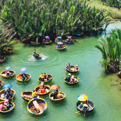 DA NANG - MONKEY MOUTAIN - MARBLE MOUTAIN - COCONUT JUNGLE - HOI AN CITY - FLOWER LANTERN RELEASE BOAT (1 DAY TRIP)