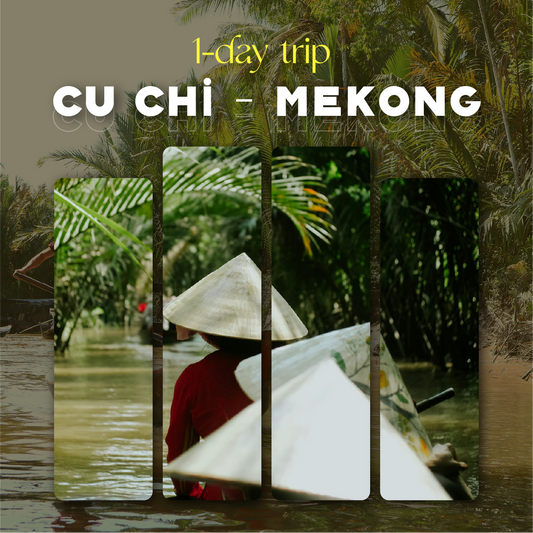 1-Day Adventure ➡️ Cu Chi Tunnels & Mekong Tour