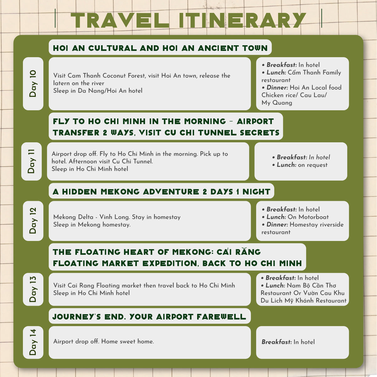 Vietnam Travel 🚎 14-Day Adventure Tour With All Highlights