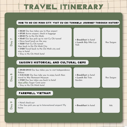 9-Day Vietnam Heritage Tour 🛺 Unforgettable South East Asia Experiences