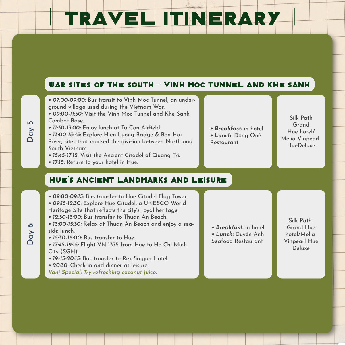 Vietnam History Tour 🕝 9-Day Cultural Tour Through Time