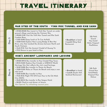 Vietnam History Tour 🕝 9-Day Cultural Tour Through Time
