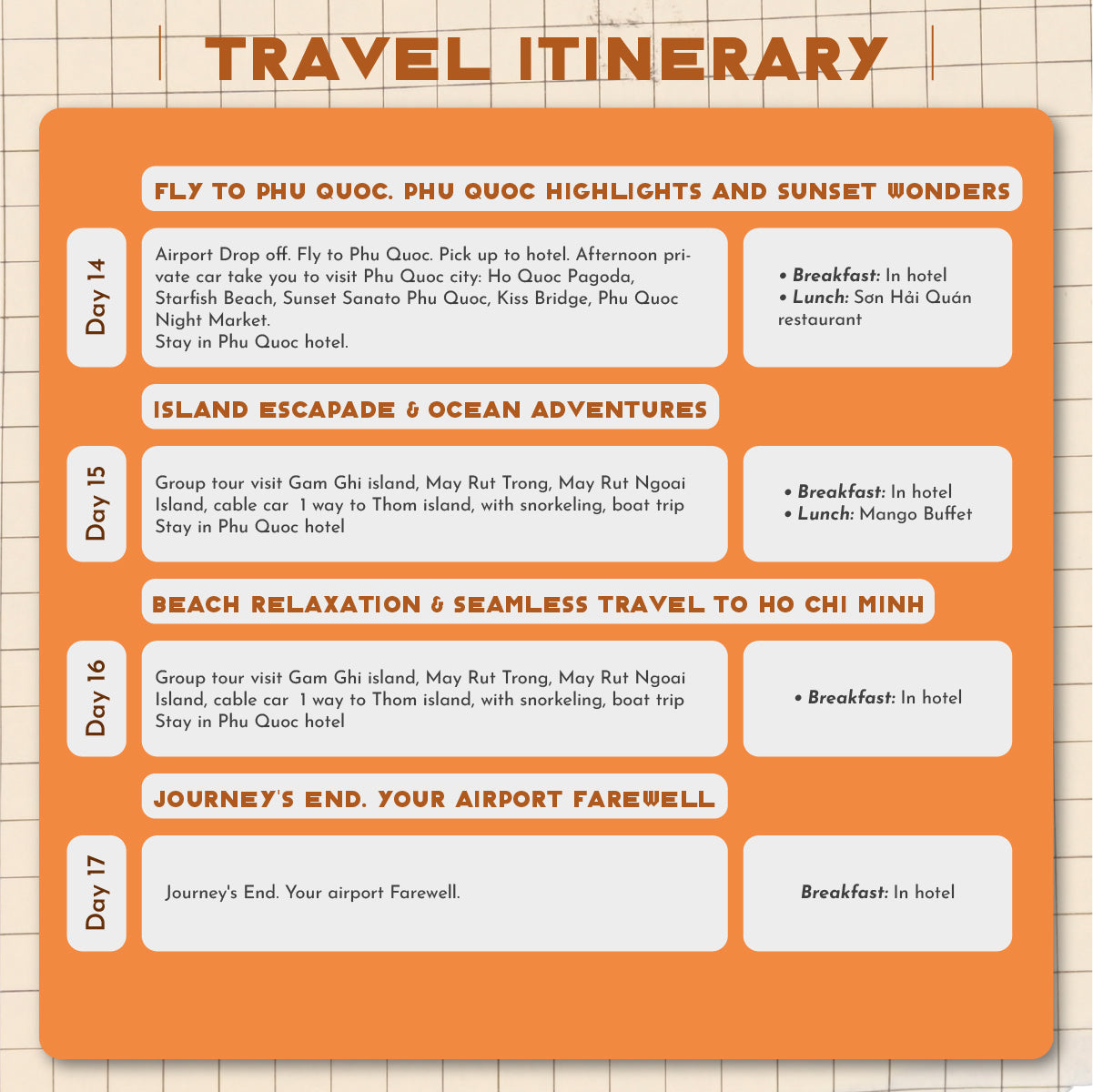 🌊 17-Day Vietnam Beach Trip Package