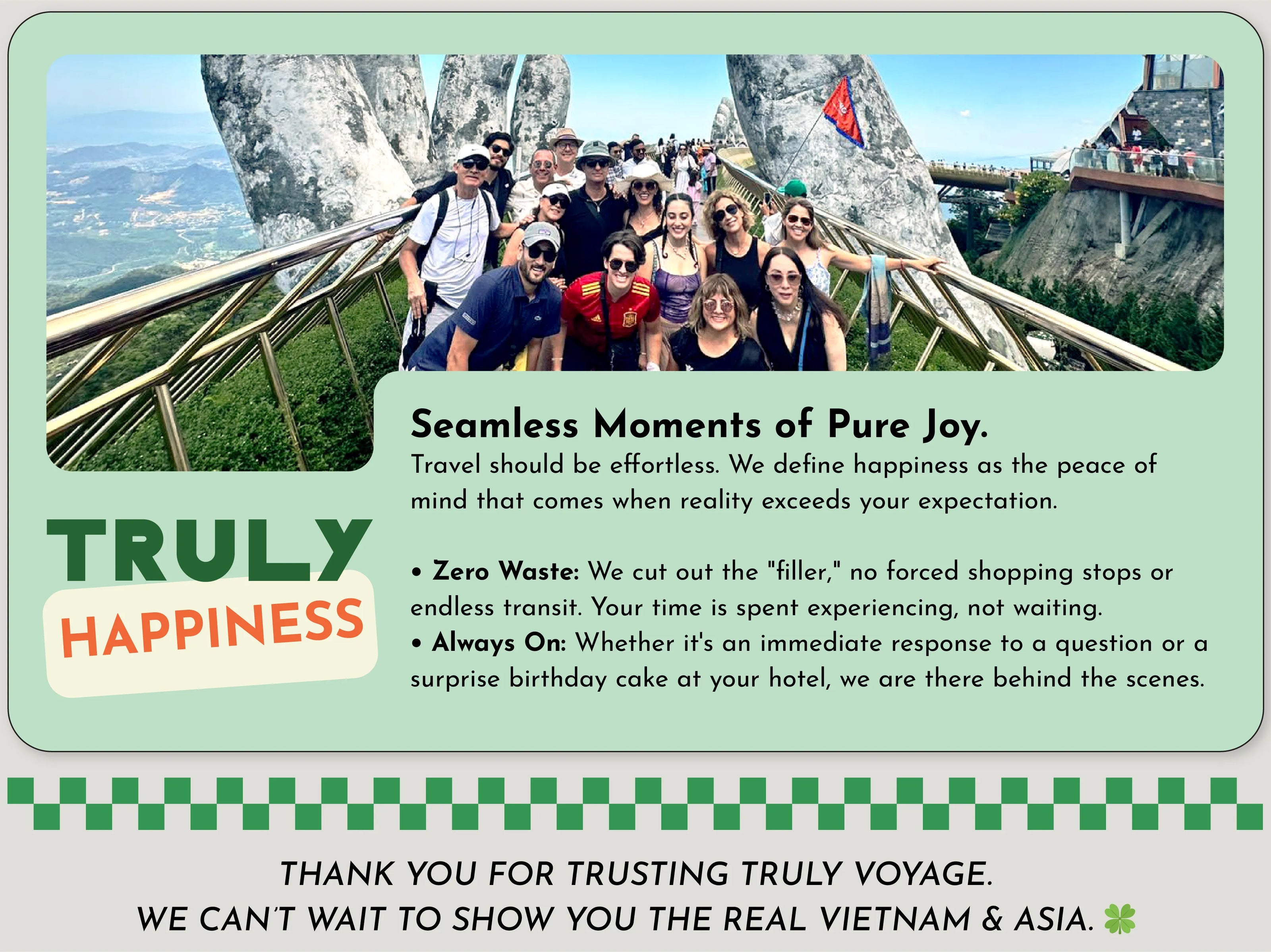 how we bring happiness to your trip