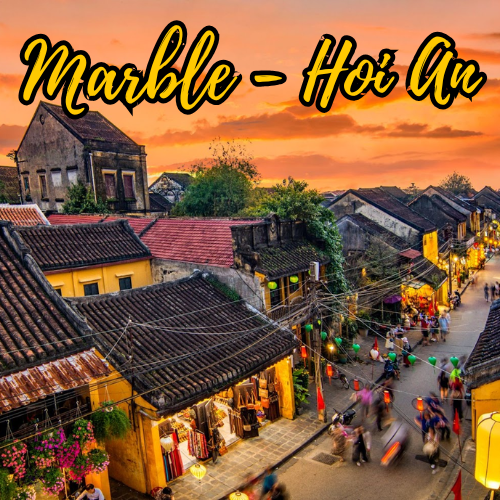 DA NANG TRIP - MARBLE MOUTAIN AND HOI AN TOWN (HALF DAY TRIP)