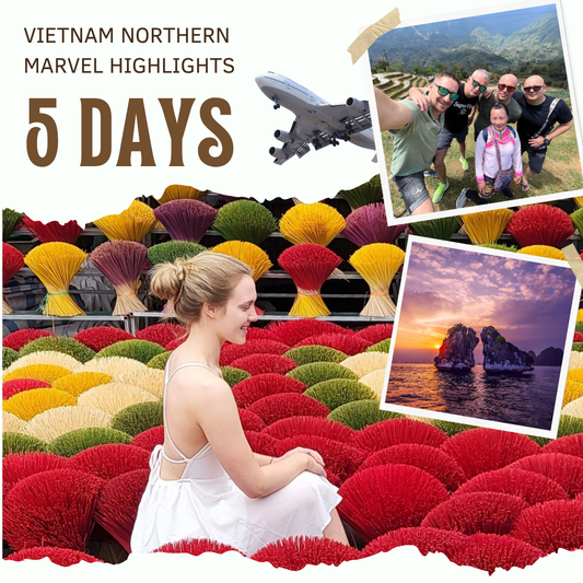 Vietnam Mountain Getaways🚞5-Day Northern Leisure Travel